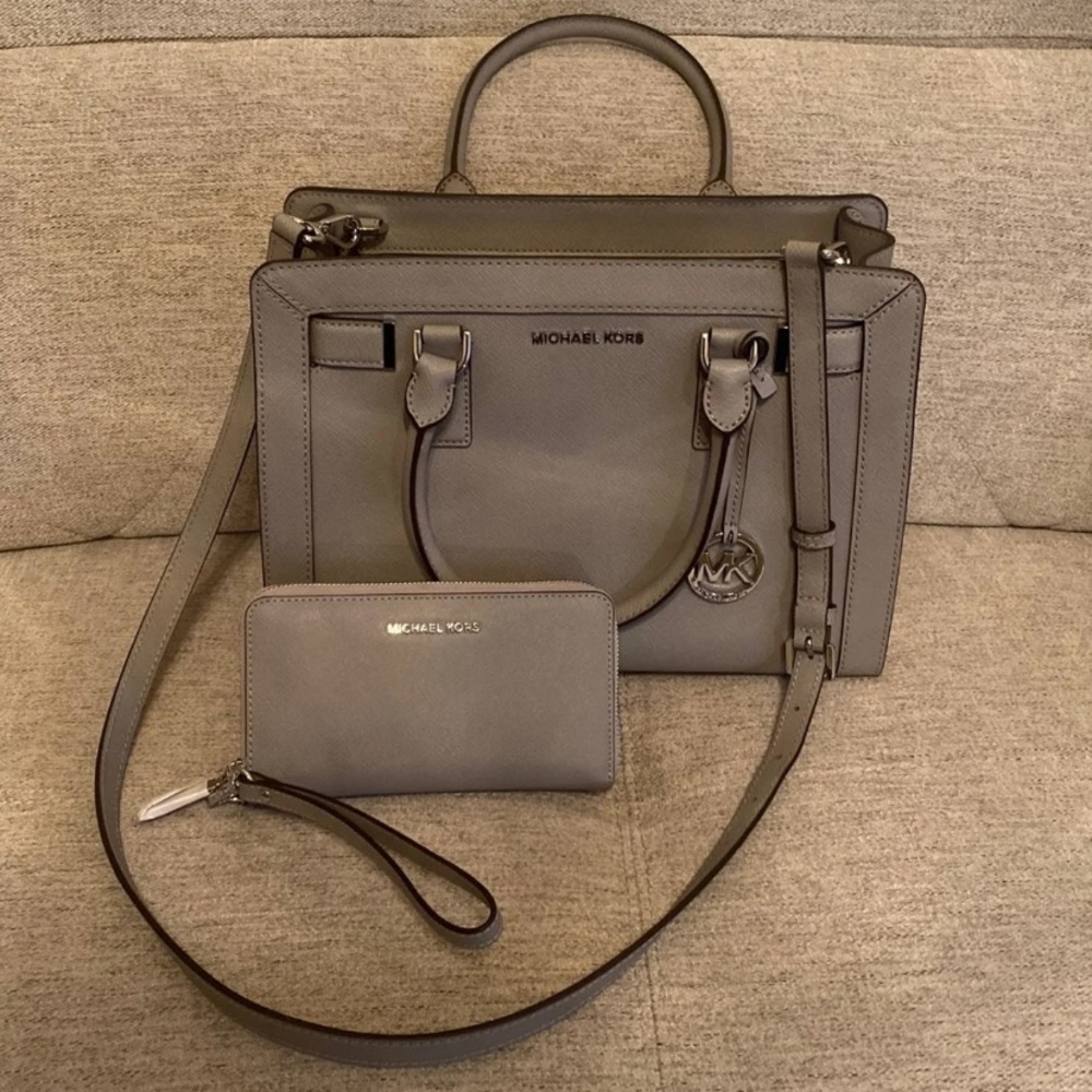 Michael Kors handbag and wristlet/wallet New